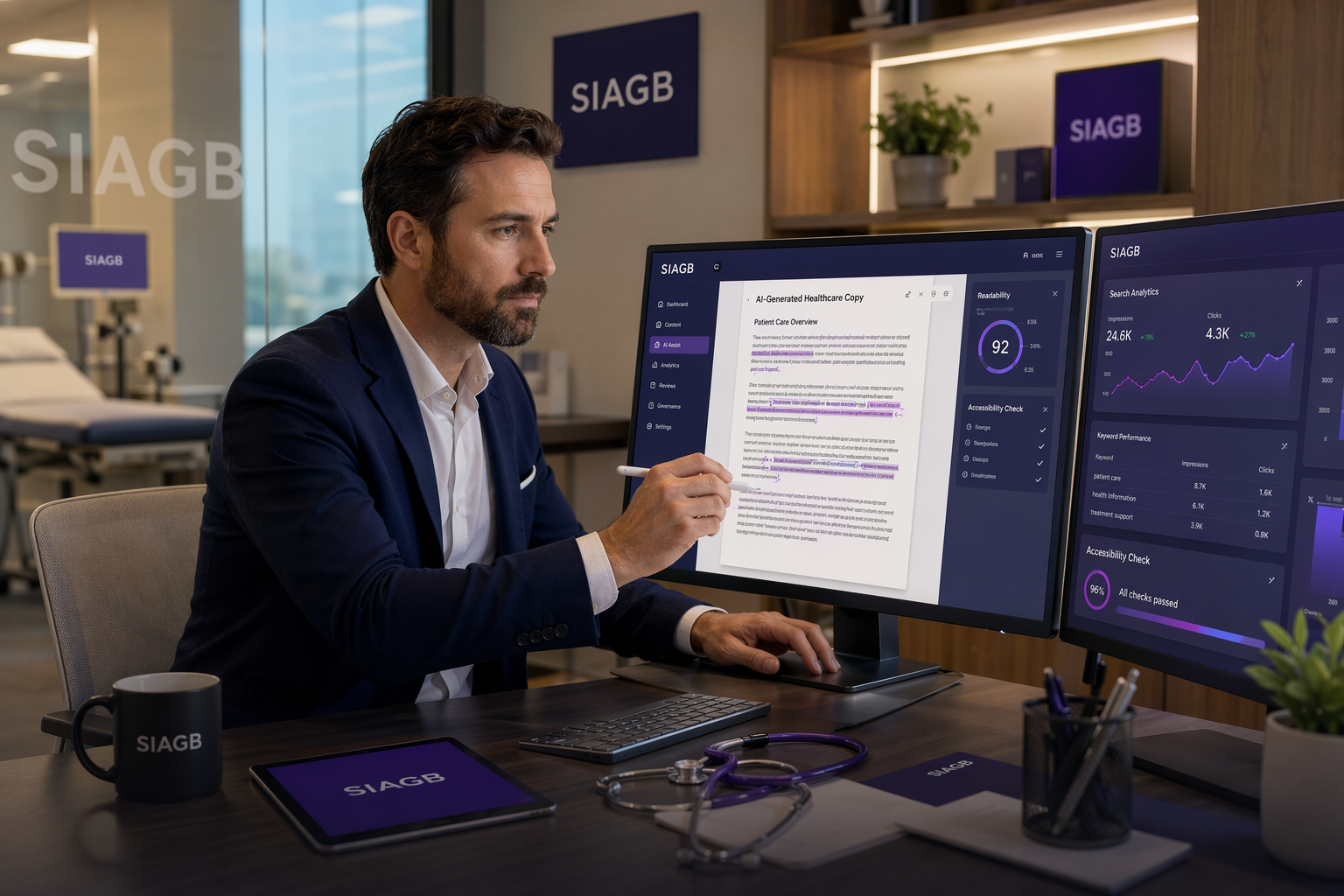 Human Content Consultants Guiding AI in Healthcare